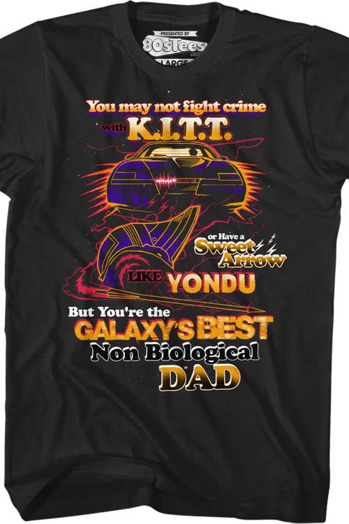 Inspired by Guardians of the Galaxy Non Biological Dad T-Shirt