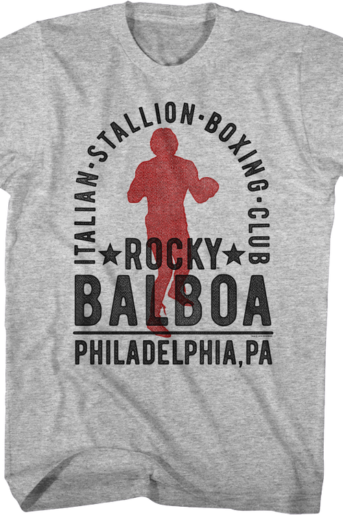 Italian Stallion Boxing Club Rocky T-Shirt