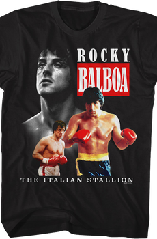 Italian Stallion Collage Rocky T-Shirt