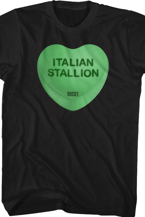 Italian Stallion Candy Heart Rocky T-Shirt