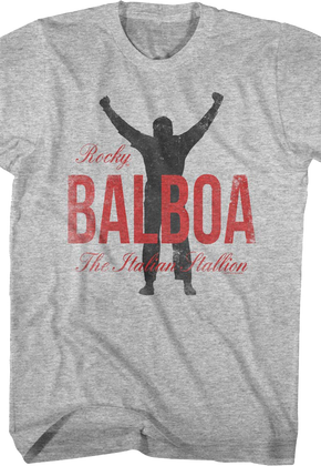 Italian Stallion Silhouette Rocky T-Shirt