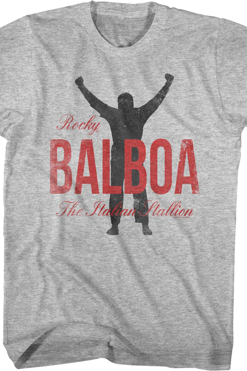 Italian Stallion Silhouette Rocky T-Shirt