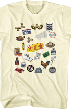 Item Collage Seinfeld T-Shirt