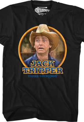 Jack Tripper Circle Three's Company T-Shirt
