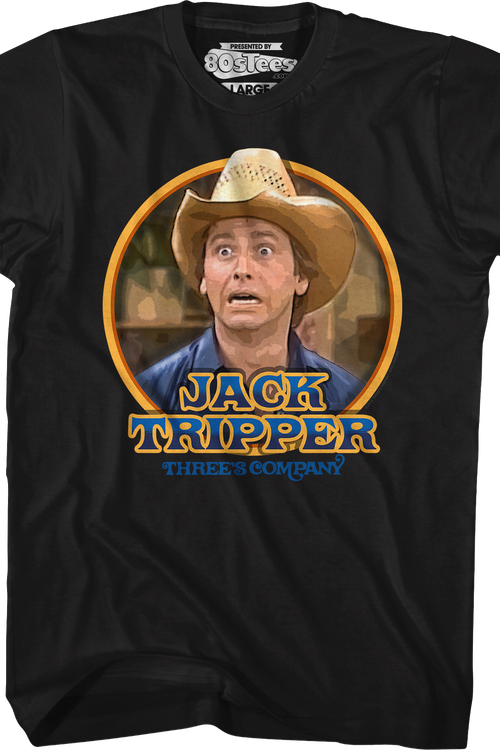 Jack Tripper Circle Three's Company T-Shirt