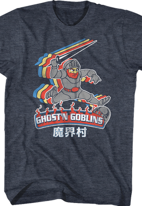Japanese Text Ghosts 'N Goblins T-Shirt