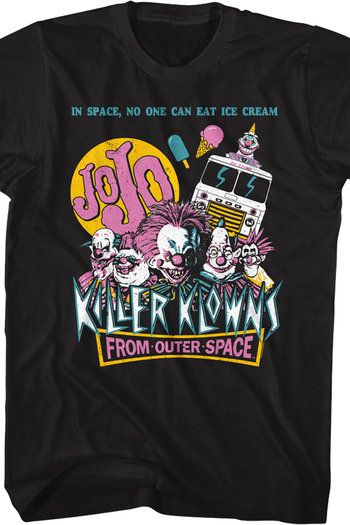 Jojo Ice Cream Killer Klowns From Outer Space T-Shirt