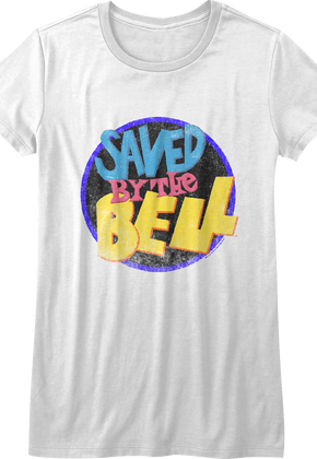 Ladies Distressed Logo Saved By The Bell Shirt