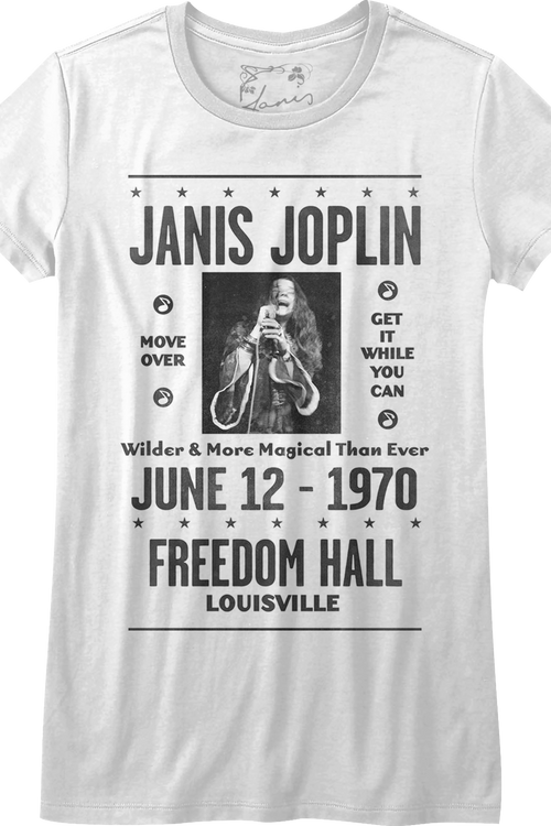 Ladies Freedom Hall Janis Joplin Shirt