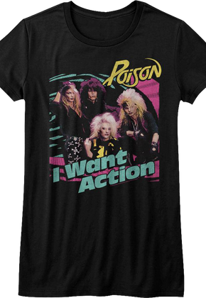 Womens I Want Action Poison Shirt