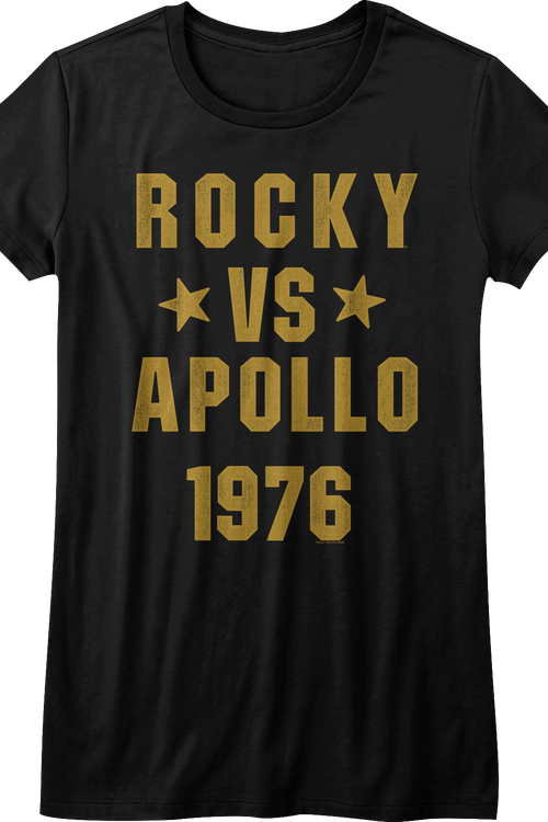 Ladies Rocky vs Apollo 1976 Rocky Shirt