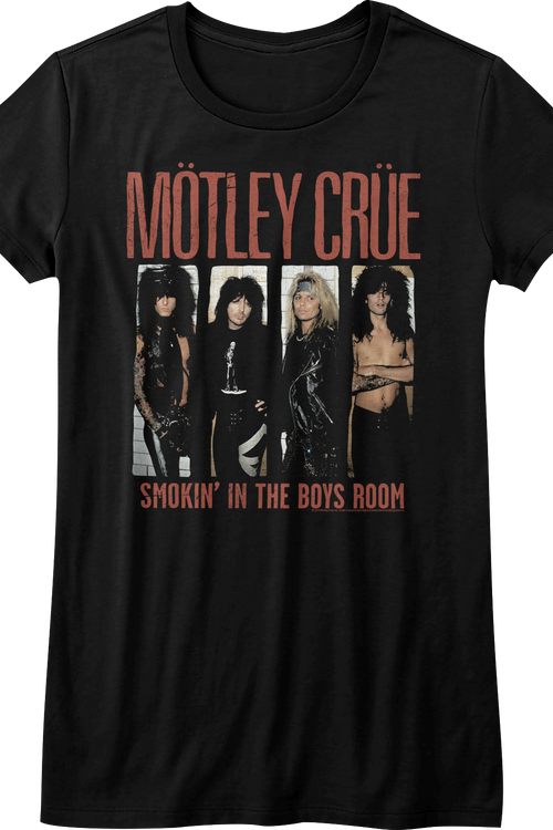 Ladies Smokin' In The Boys Room Motley Crue Shirt