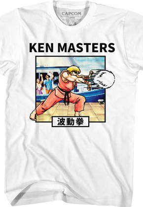 Ken Masters Hadoken Street Fighter T-Shirt