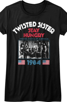 Womens 1984 Stay Hungry Tour Twisted Sister Shirt