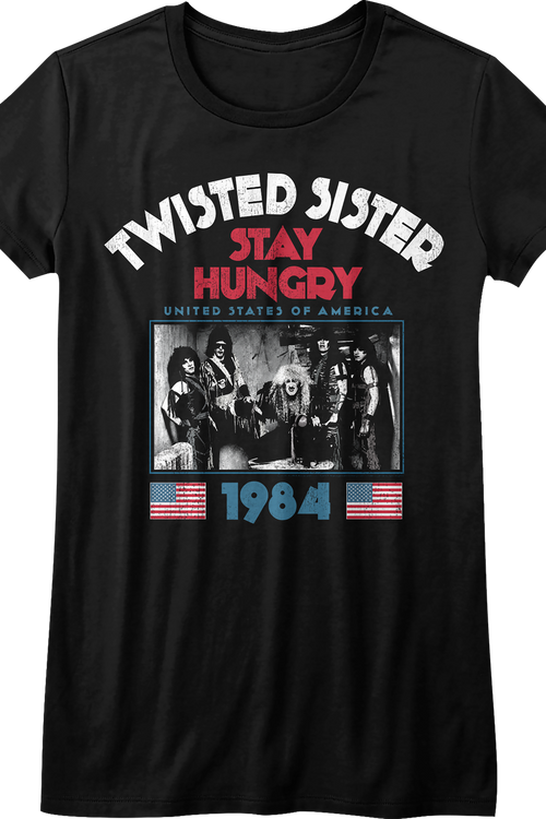 Womens 1984 Stay Hungry Tour Twisted Sister Shirt