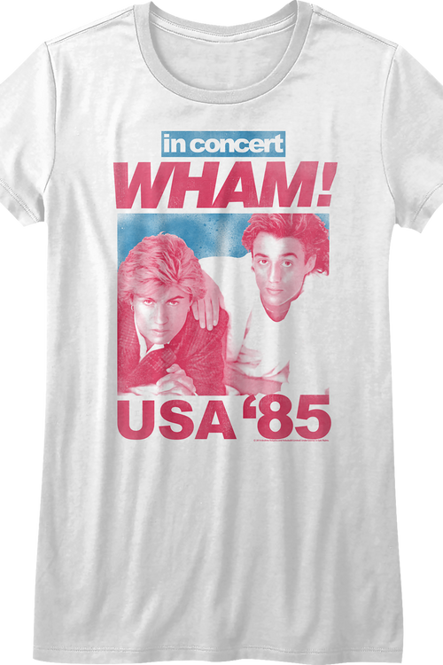 Womens '85 USA Concert Wham Shirt