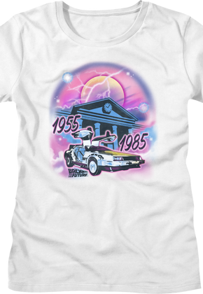 Womens Airbrush Back To The Future Shirt