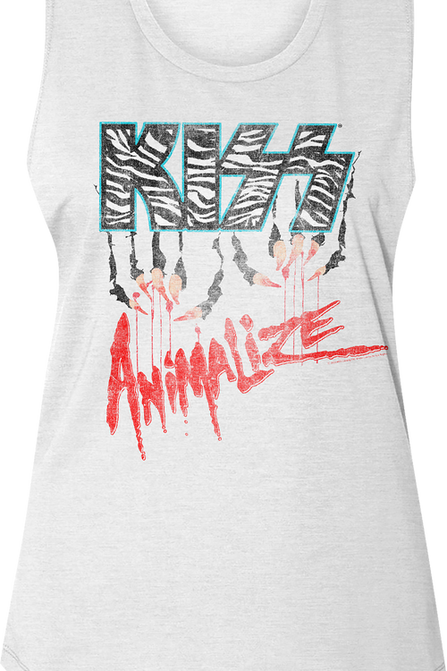 Ladies Animalize KISS Sleeveless Crewneck Shirt