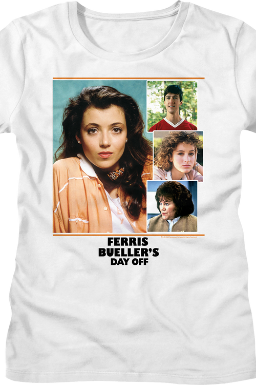 Womens Cast Collage Ferris Bueller's Day Off Shirt