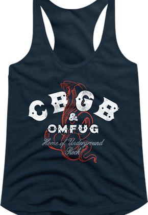 Ladies Home of Underground Rock CBGB Racerback Tank Top