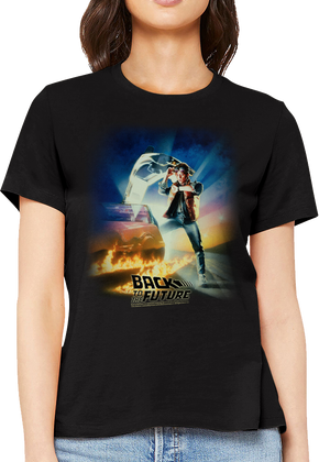 Womens Movie Poster Back To The Future Shirt