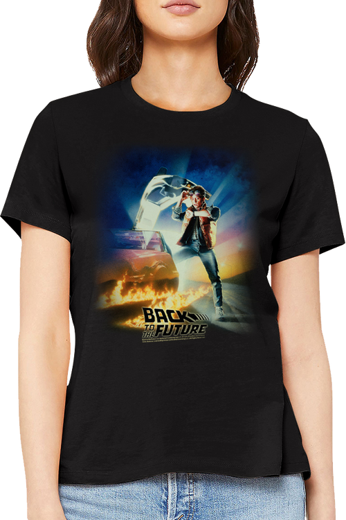 Womens Movie Poster Back To The Future Shirt