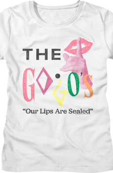 Womens Our Lips Are Sealed Go-Go's Shirt