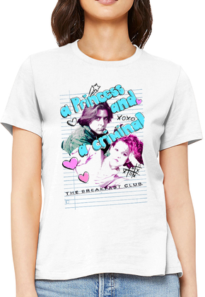 Womens Princess and Criminal Breakfast Club Shirt