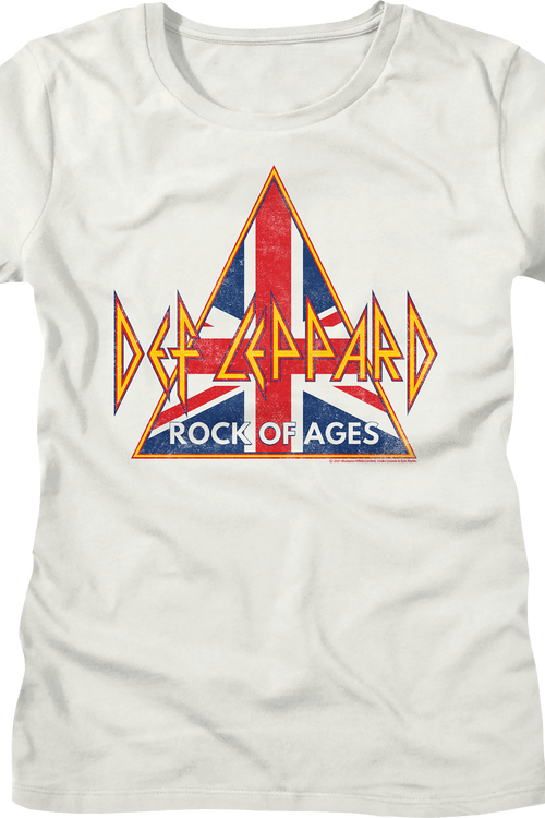 Womens Rock Of Ages Def Leppard Shirt