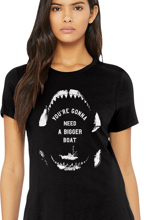 Womens You're Gonna Need A Bigger Boat Jaws Shirt