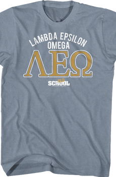 Lambda Epsilon Omega Logo Old School T-Shirt