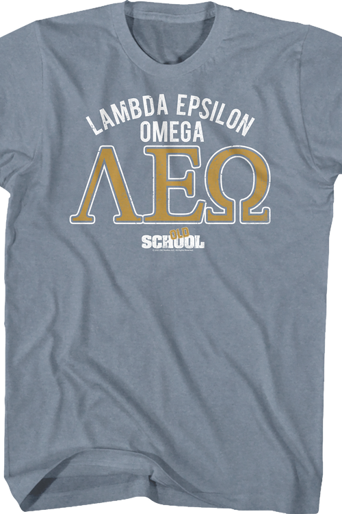 Lambda Epsilon Omega Logo Old School T-Shirt