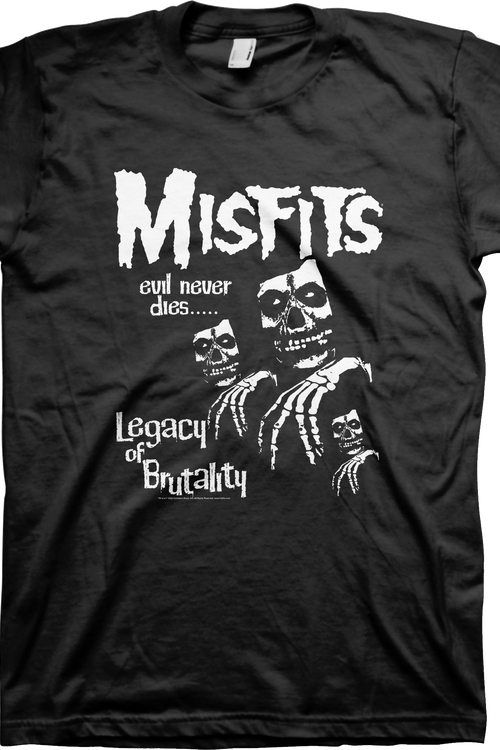 Legacy Of Brutality Evil Cover Misfits T-Shirt