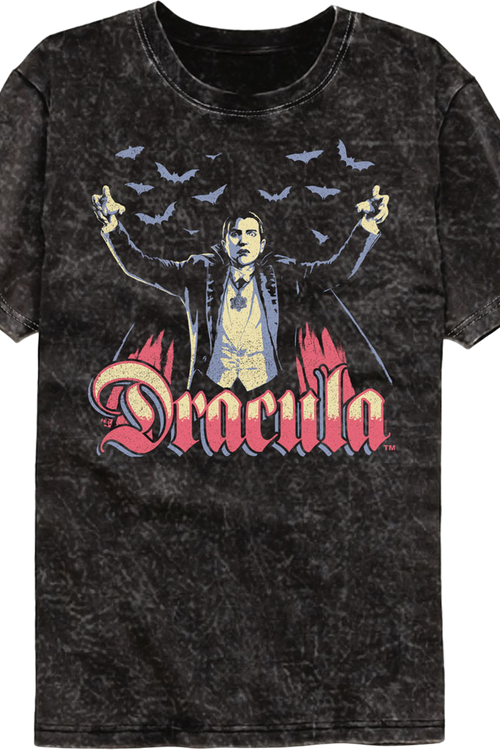 Legendary Vampire Dracula Mineral Wash T-Shirt