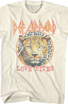 Leopard Print Love Bites Def Leppard T-Shirt