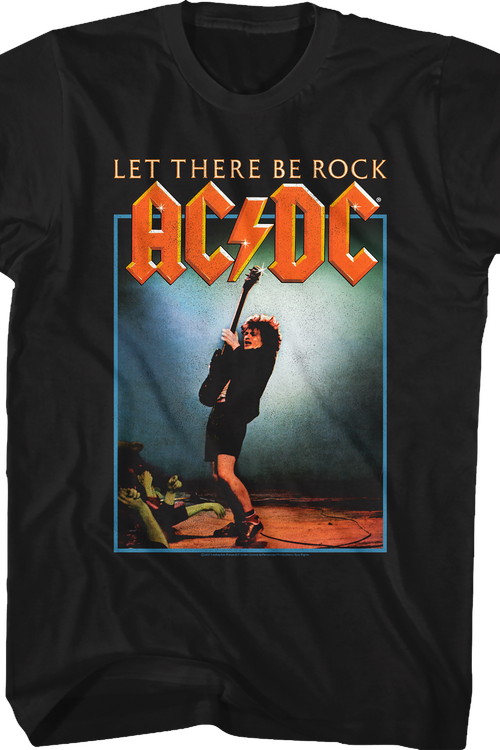 Let There Be Rock Album Cover ACDC Shirt