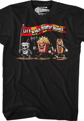 Let's Watch Horror Movies T-Shirt