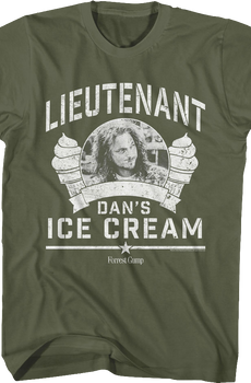 Lieutenant Dan's Ice Cream Forrest Gump T-Shirt