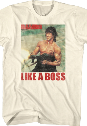 Like A Boss Rambo T-Shirt