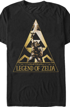 Link Triangle Legend of Zelda Nintendo T-Shirt