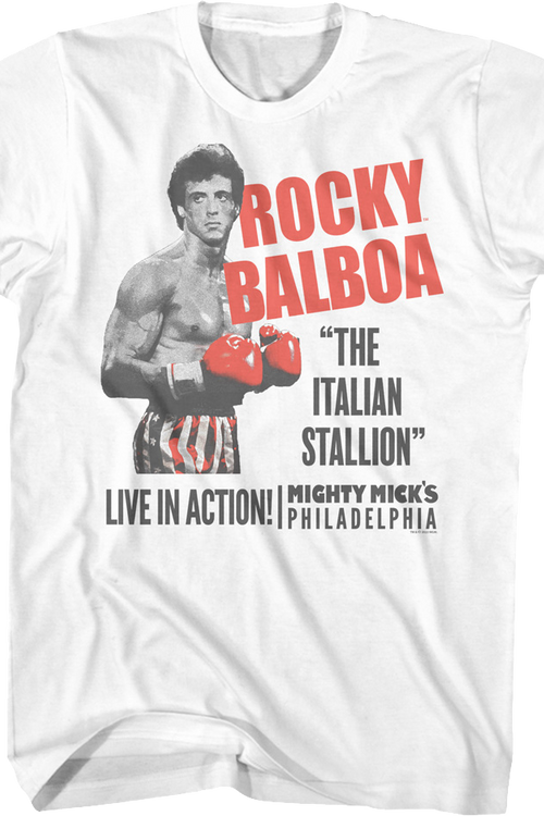 Live In Action Rocky T-Shirt