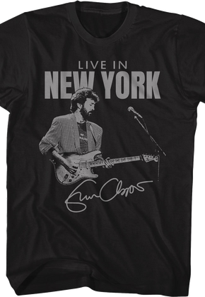 Live In New York Eric Clapton T-Shirt