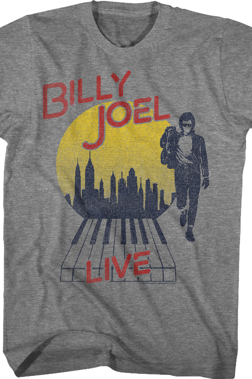 Live Silhouette Billy Joel T-Shirt