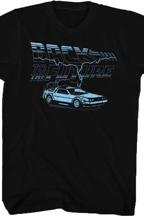 Logo and Lightning Back To The Future T-Shirt