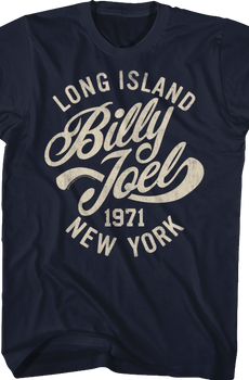 Long Island 1971 Billy Joel T-Shirt