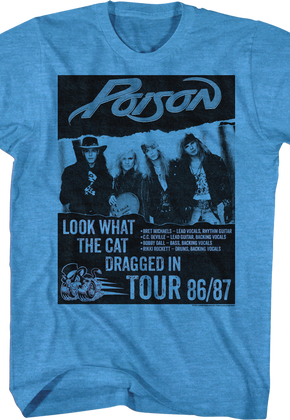 Look What The Cat Dragged In Tour Poison T-Shirt