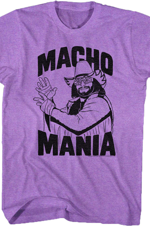 Purple Macho Mania Randy Savage T-Shirt