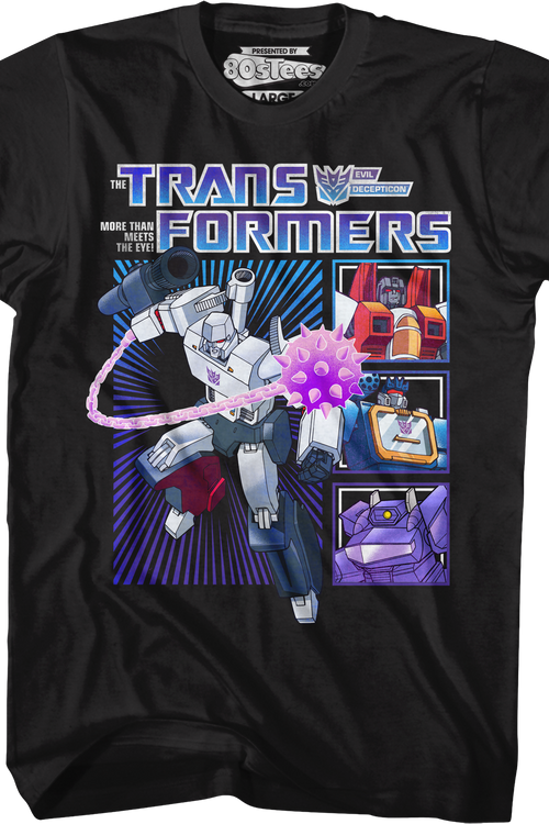 Megatron and the Decepticons Transformers T-Shirt