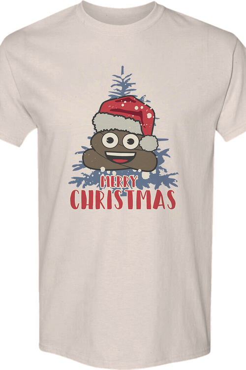 Merry Christmas Poo Emoji T-Shirt