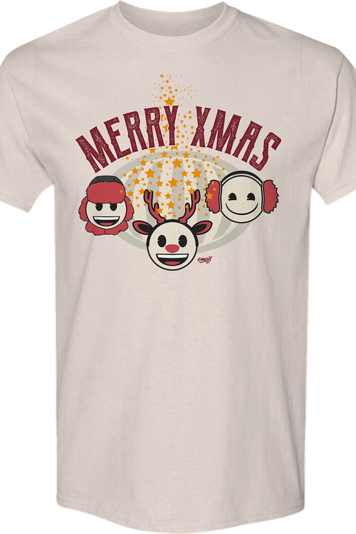 Merry Xmas Emoji T-Shirt